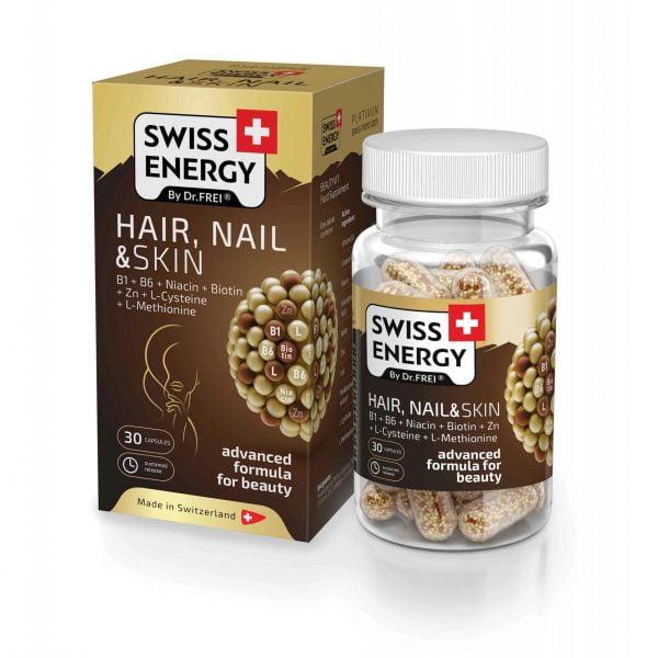 Swiss Energy By Dr. Frei Hair, Nail & Skin 30 Capsules