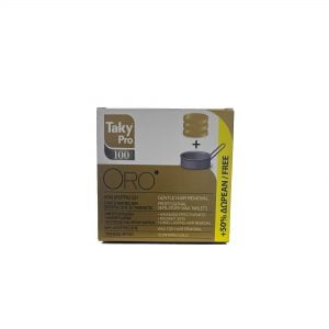 Taky Pro 100 Oro Depilatory Wax Tablets 60g + Aluminium Pot For Melting The Wax