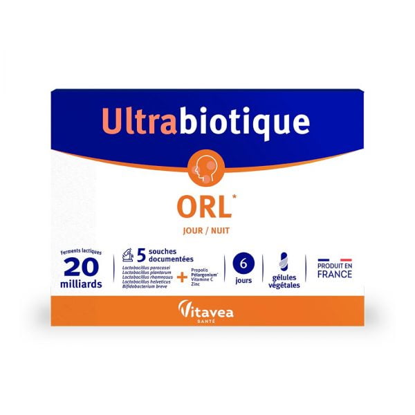 Ultrabiotique ORL 12 Vegetable Capsules