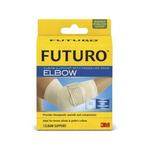 3M Futuro Elbow Support With Pressure Pads Medium Moderate Support 47862