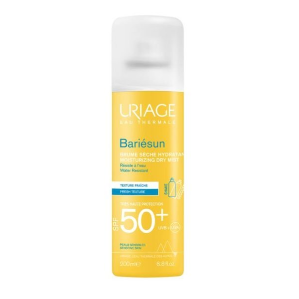 Uriage Bariesun Moisturizing Dry Mist Water Resistant Fresh Texture UVA+UVB SPF50+ 200ml
