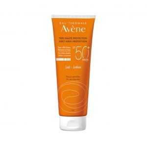Avene Lait SPF50+ Sensitive Skin Face And Body Sunscreen 250ml