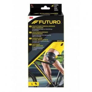 3M Futuro Sport Moisture Control Knee Support Large Moderate Support 45697