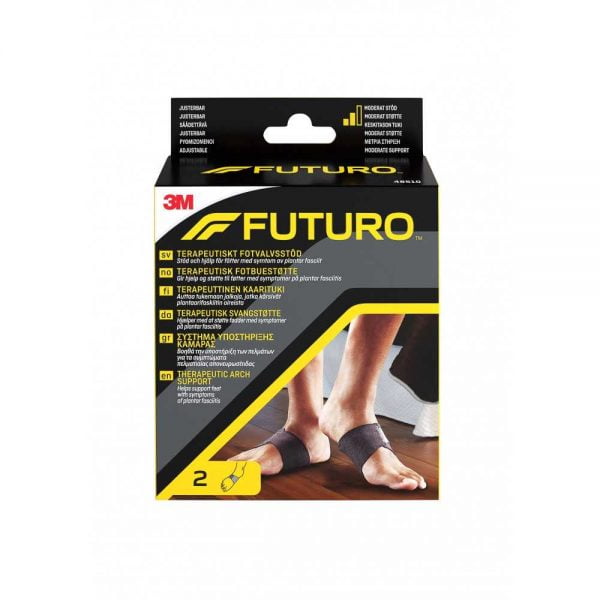 3M Futuro Therapeutic Arch Support Adjustable Moderate Support 2Pcs 48510