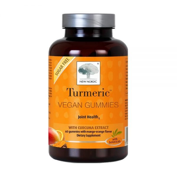 New Nordic Tumeric Vegan Sugar Free 60 Gummies