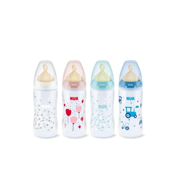 NUK First Choice+ Temperature Control Bottle Latex Teat M 0-6 Months 300ml