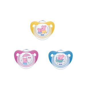 NUK Trendline Orthodontic Pacifier Peppa Pig 6-18 Months 2Pcs