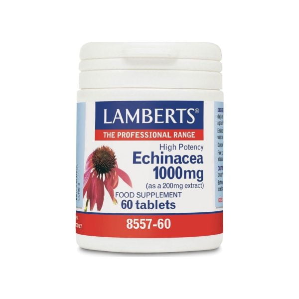 Lamberts High Potency Echinacea 1000mg 60 Tablets