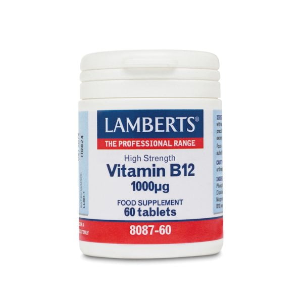 Lamberts High Strength Vitamin B12 1000μg 60 Tablets
