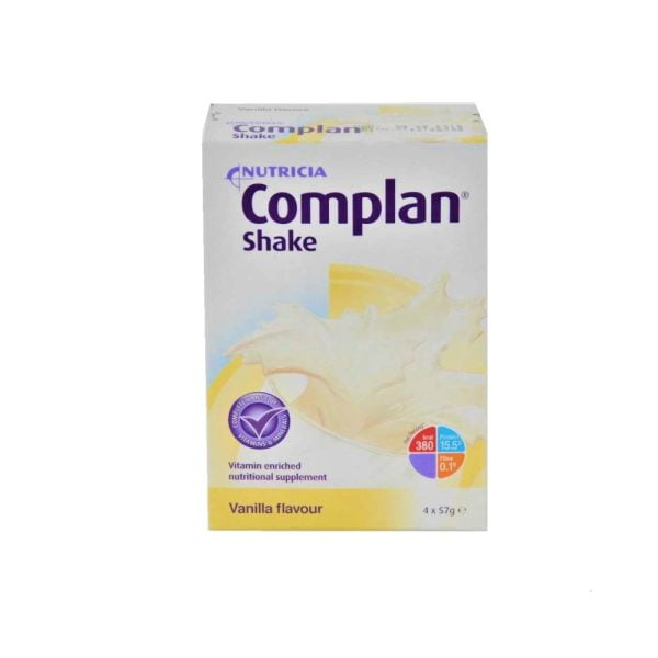 Nutricia Complan Shake Vanilla Flavour 4x57g