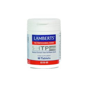 Lamberts 5-HTP 100mg Natural Source Extract from Griffonia Seeds 60 Tablets