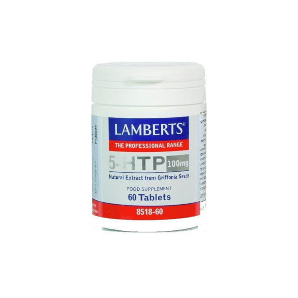 Lamberts 5-HTP 100mg Natural Source Extract from Griffonia Seeds 60 Tablets