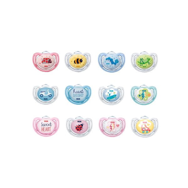 NUK Freestyle Pacifier 0-6months 2Pcs