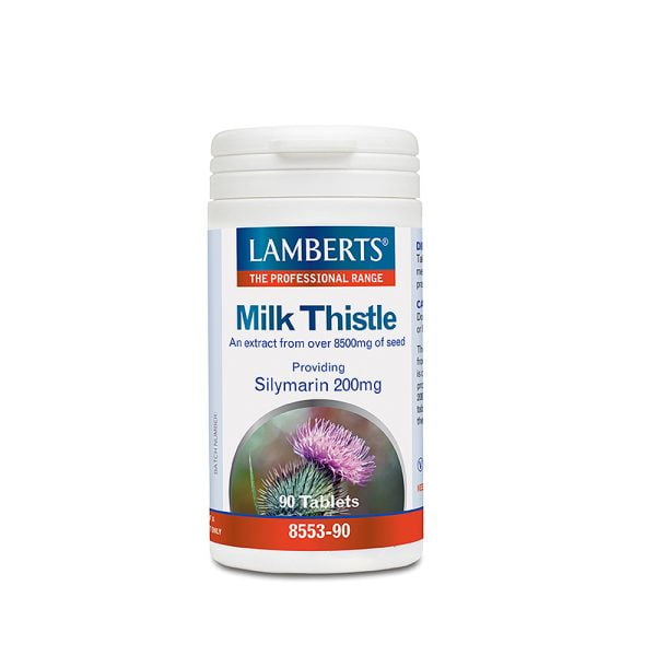 Lamberts Milk Thistle Providing Silymarin 200mg 90 Tablets