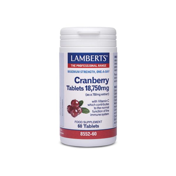 Lamberts Cranberry Tablets 18,750mg 60 Tablets