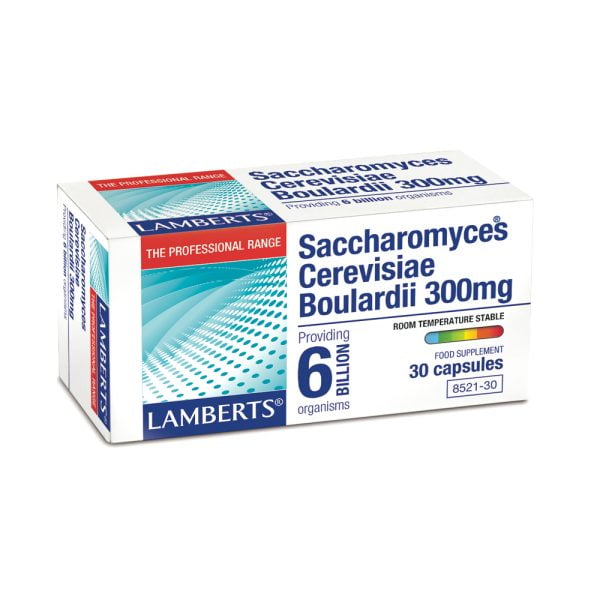 Lamberts Saccharomyces Cerevisiae Boulardii 300mg 30 Capsules