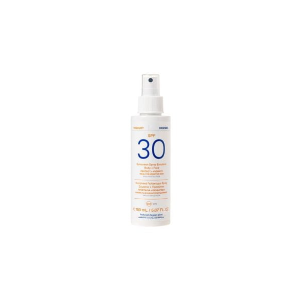 Korres Yoghurt Sunscreen Spray Emulsion Body + Face SPF30 150ml