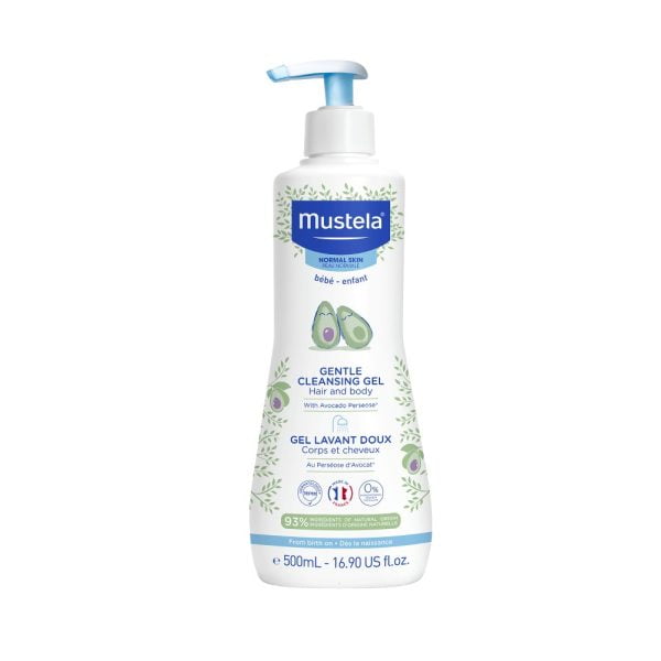 Mustela Gentle Cleansing Gel Hair And Body 500ml
