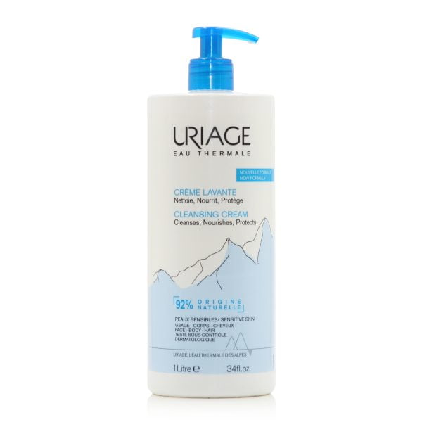 Uriage Creme Lavante Cleansing Cream Face-Body-Hair 1L