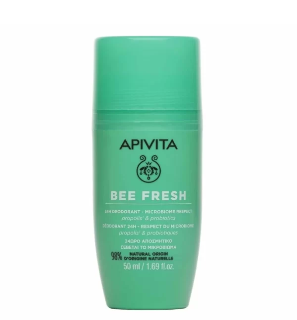 Apivita Bee Fresh 24h Deodorant Roll-On Αποσμητικό 24ωρης Δράσης 50 ml