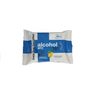 Greco Alcohol Wipes 75° Lemon Scented 20 Wipes