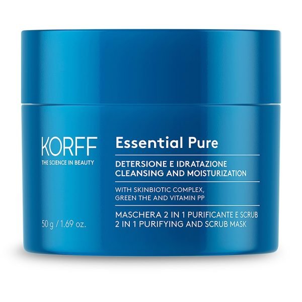 Korff Essential Pure 2 In 1 Purifying And Scrub Mask 50 g