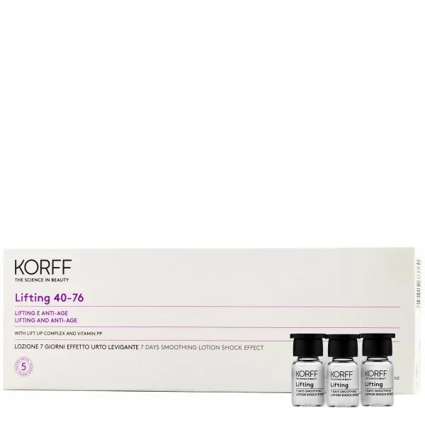 Korff Lifting 40-76 7 Days Smoothing Lotion Shock Effect 7 amp x 2ml