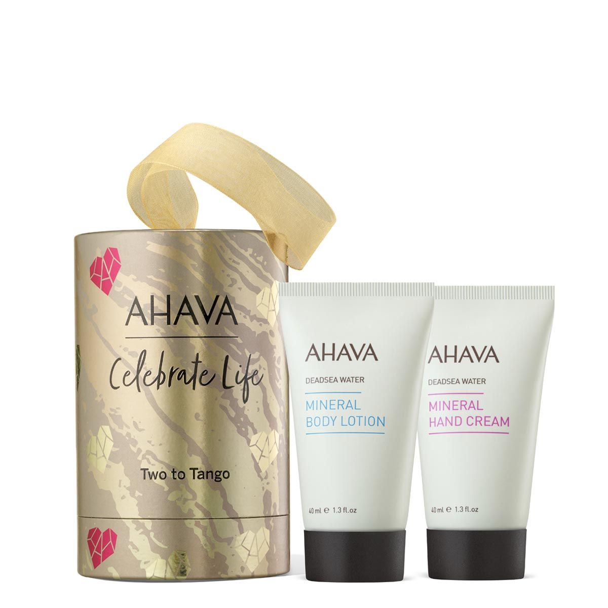 AHAVA Celebrate Life Mineral Hand Cream & Body Lotion 40ml