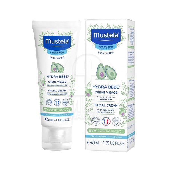 Mustela Hydra Bebe Facial Cream Κρέμα Ενυδάτωσης Προσώπου, 40ml