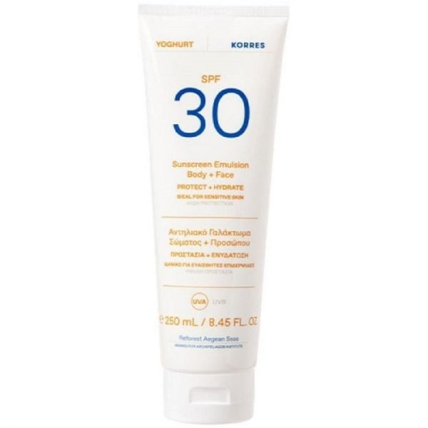 KORRES Sunscreen Emulsion Body + Face SPF30 250ml