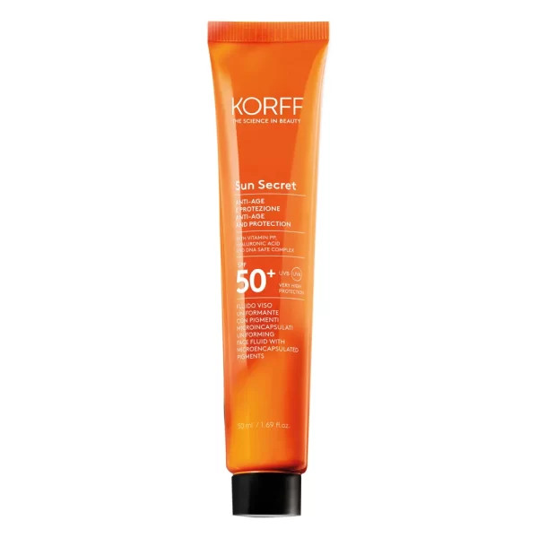 Korff Sun Secret Uniforming Face Fluid 02 Dark SPF50+ 50ml