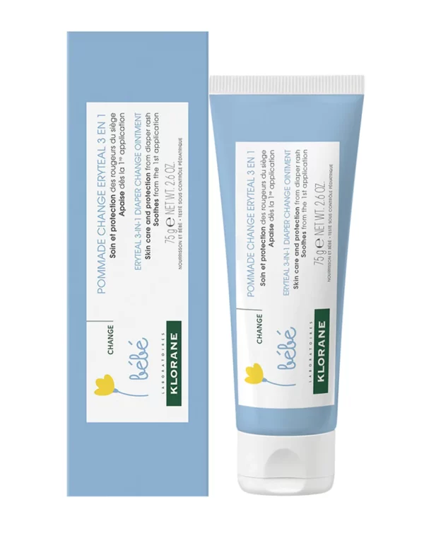Klorane Bebe Diaper Change Ointment 3in1 75g