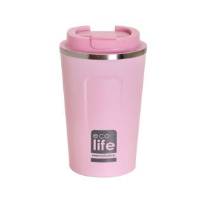 Eco Life Coffee Thermos Pink Color 370ml