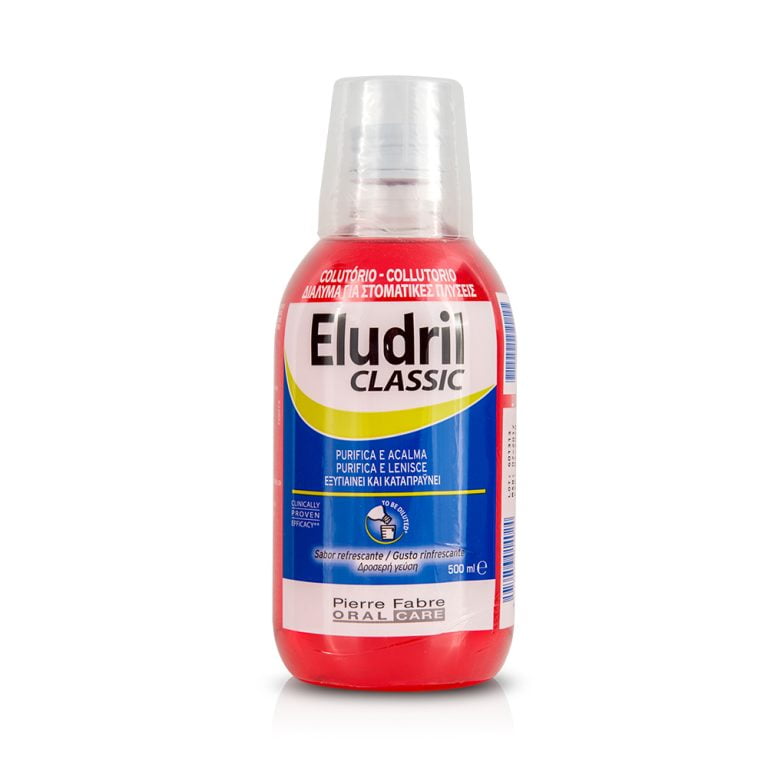Eludril Classic Mouthwash 500ml PHARMFETCH CY