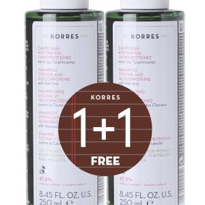 Korres Shampoo For Women Hair Loss 1+1