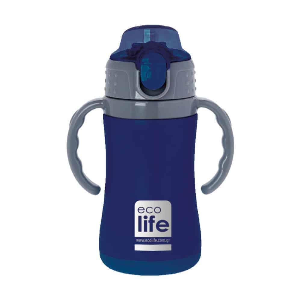 Ecolife Eco Life Kids Thermos Navy Blue Color 300ml