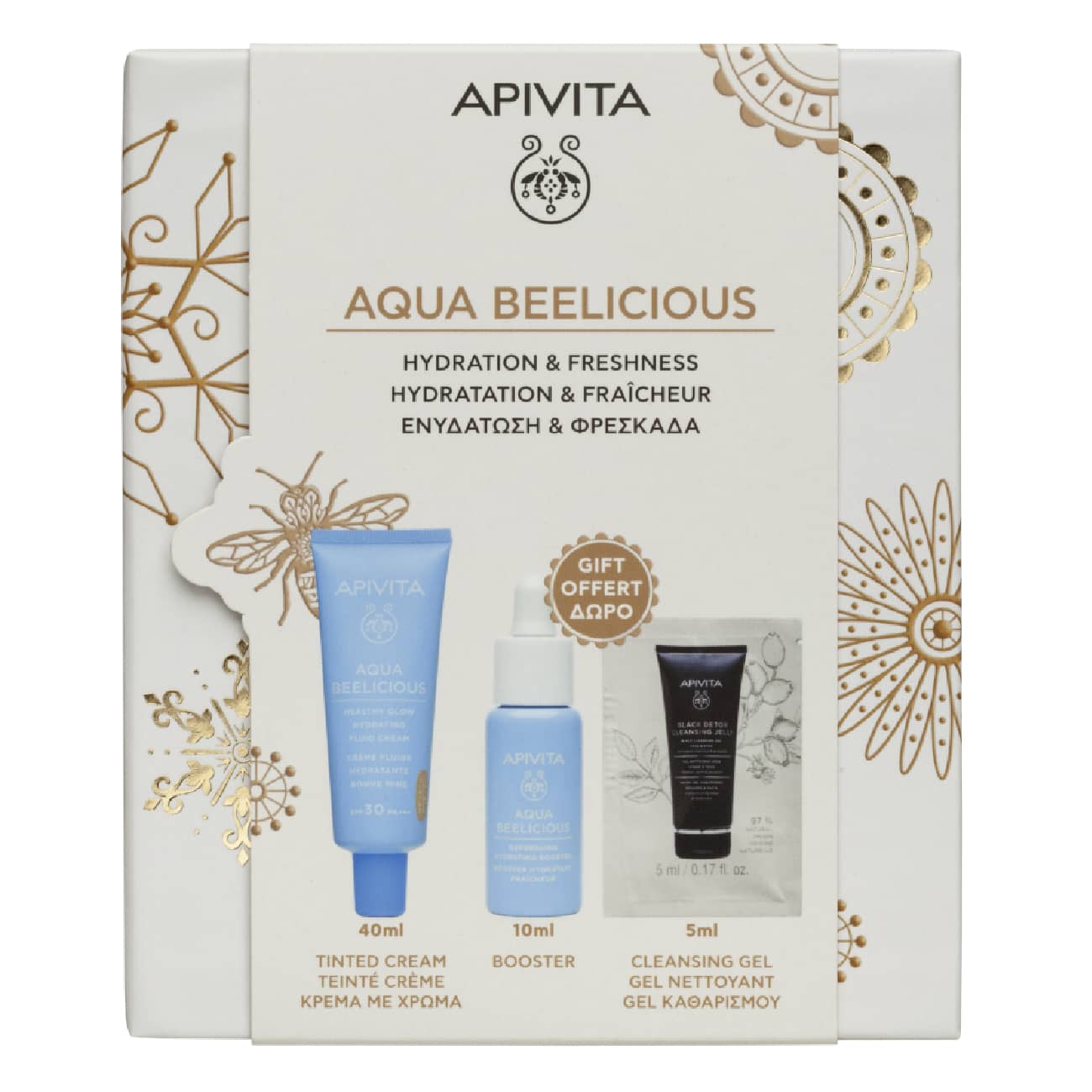 Apivita Aqua Beelicious Tinted Hydration and Freshness Set