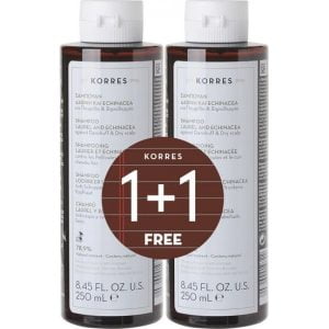 Korres Shampoo Dandruff & Dry Scalp 1+1