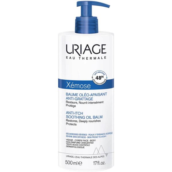 Uriage Xemose Anti-Itch Soothing Oil Balm 500ml