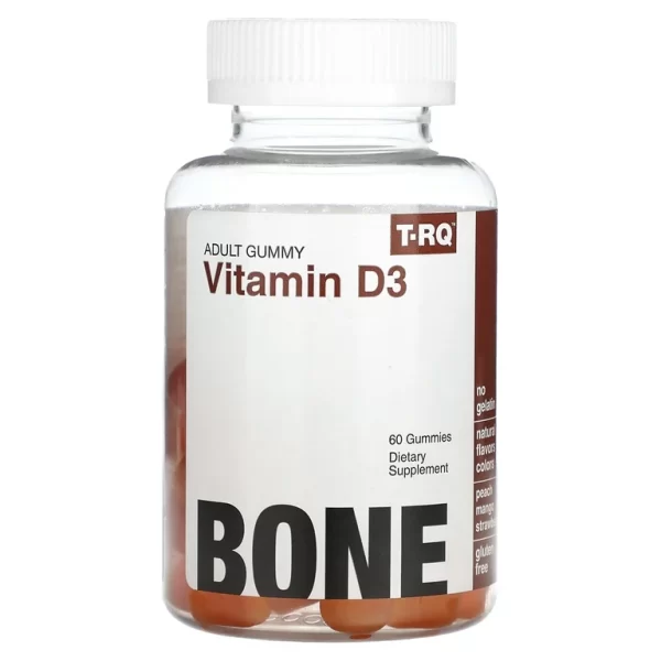 T-RQ Vitamin D3 1000IU 60 Gummies