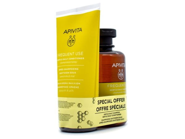 Apivita Promo Σαμπουάν Chamomile 250ml & Μαλακτική Κρέμα 150ml