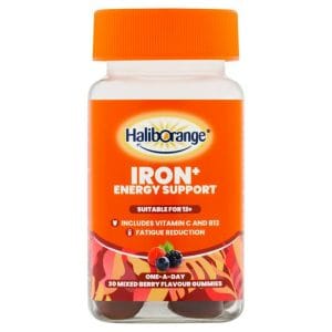 Haliborange Iron+ Energy Support Suitable For 12+ 30 Gummies