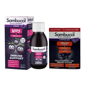Sambucol Syrup + Free 15 Sambucol Capsules