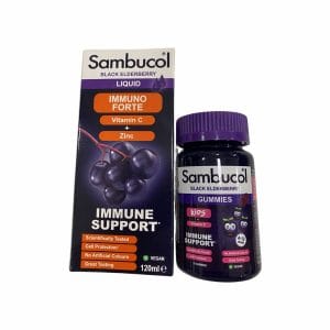 SAMBUCOL Immuno Syrup + Free 10 Gummies