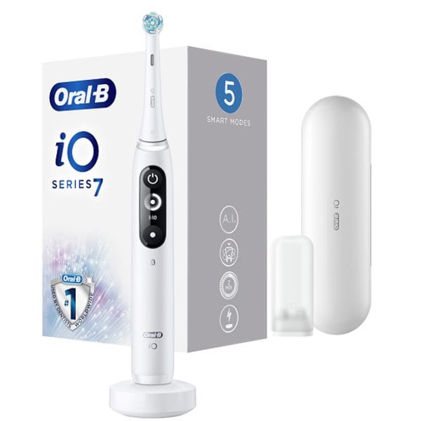 Oral-B IO7 Magnetic White Alabaster