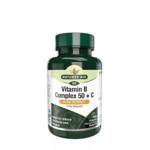 Natures Aid Vitamin B Complex 50 + C 30tabs