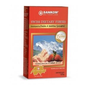 Sankom Swiss Dietary Fibres Stawberry 1 week pack 125g