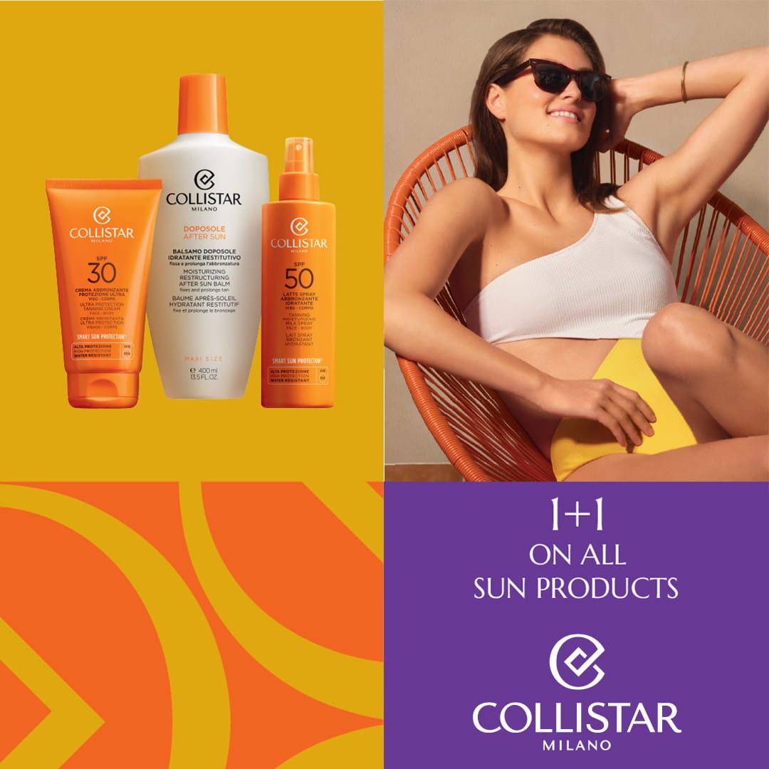 Collistar Sun Products 1+1 May Offer
