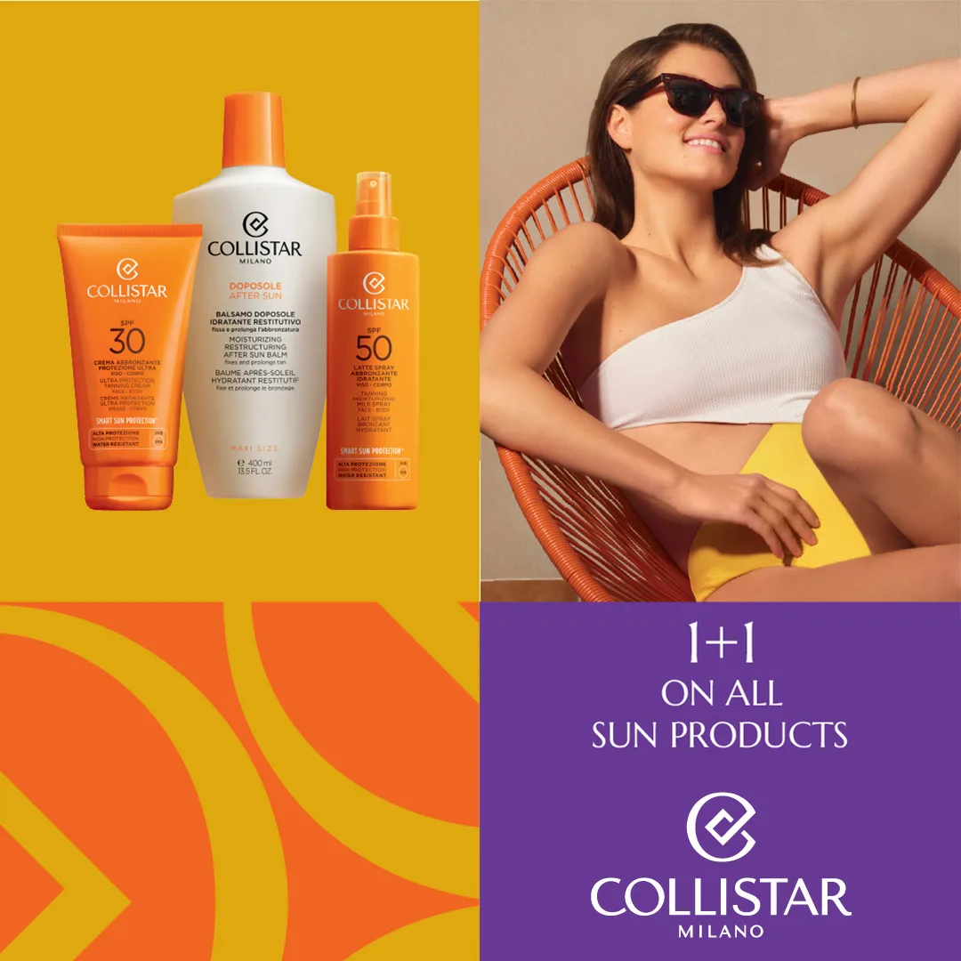 Collistar Sun Products 1+1 May Offer