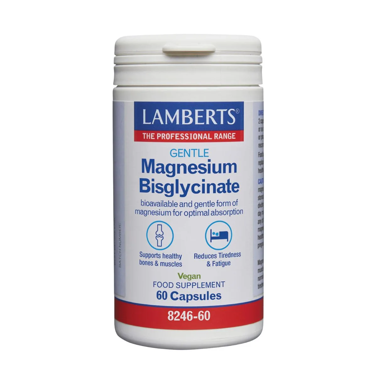 Lamberts Gentle Magnesium Bisglycinate 60 Capsules